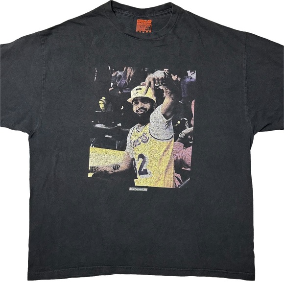Forest Lab Nipsey Hustle LA Lakers Jersey RIP Graphic T-Shirt Black Men’s 2XL - Picture 1 of 8